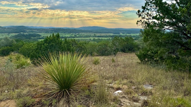 Sunbeams Over the Bandera Valley