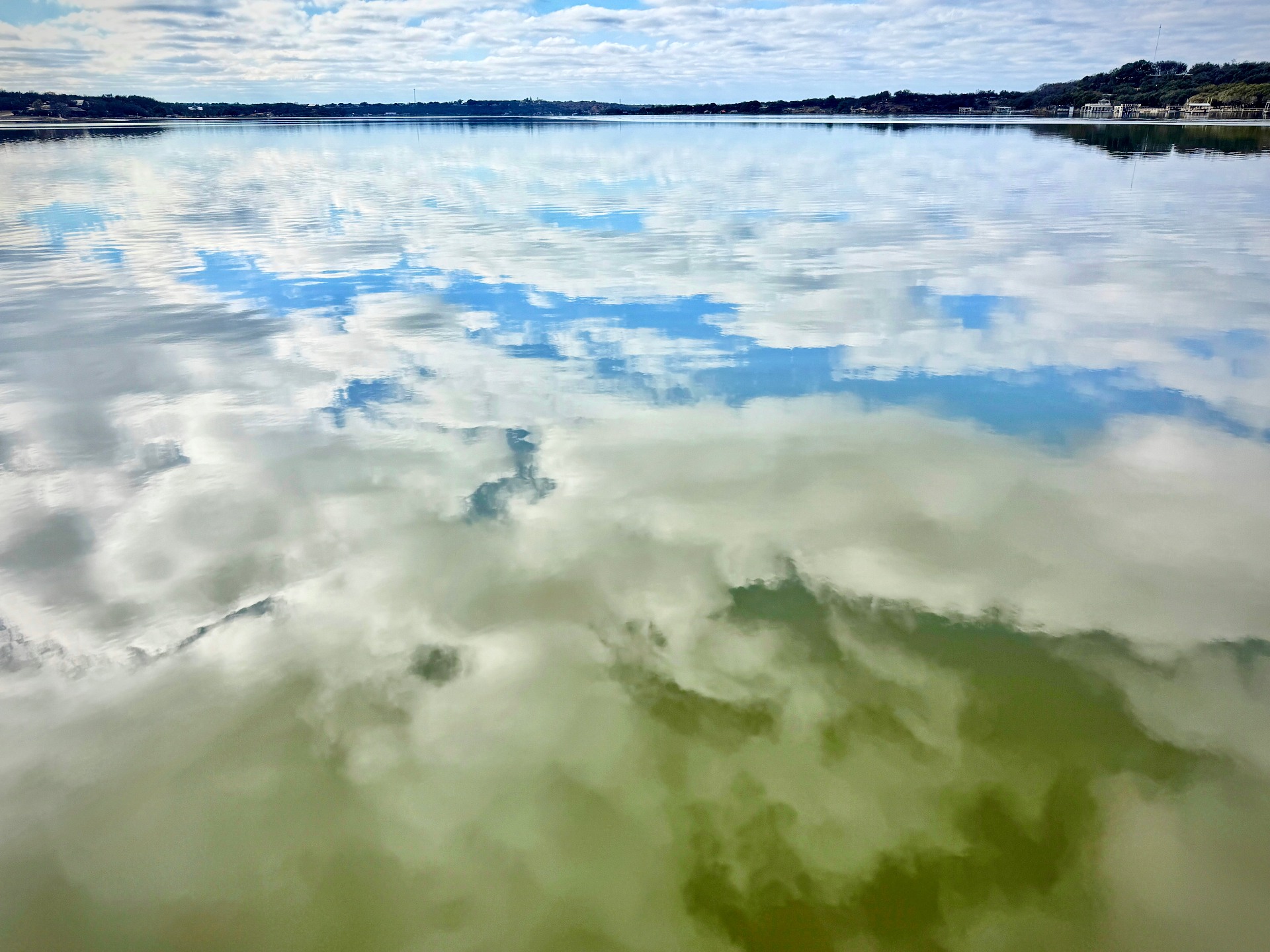 Clouds on Green Lake