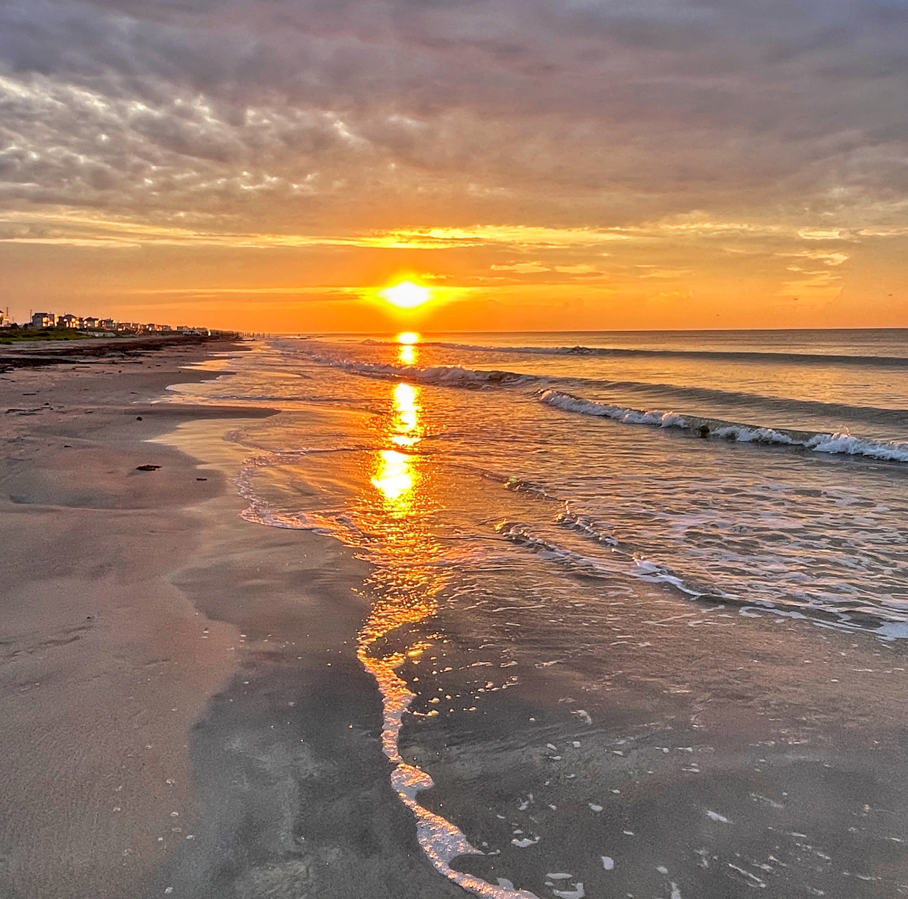 Galveston Sunrise, Gold Column