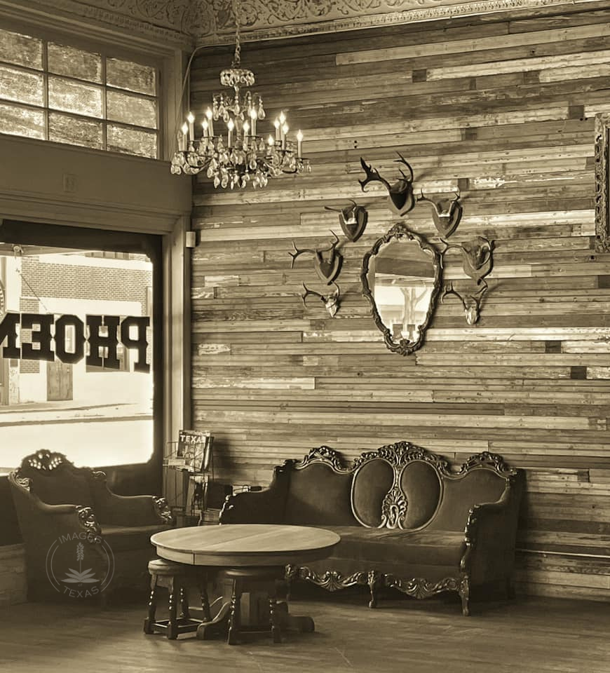 Phoenix Saloon Parlor in Sepia