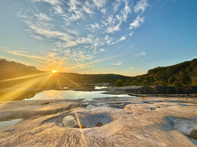 Sunrise Over Pedernales Falls