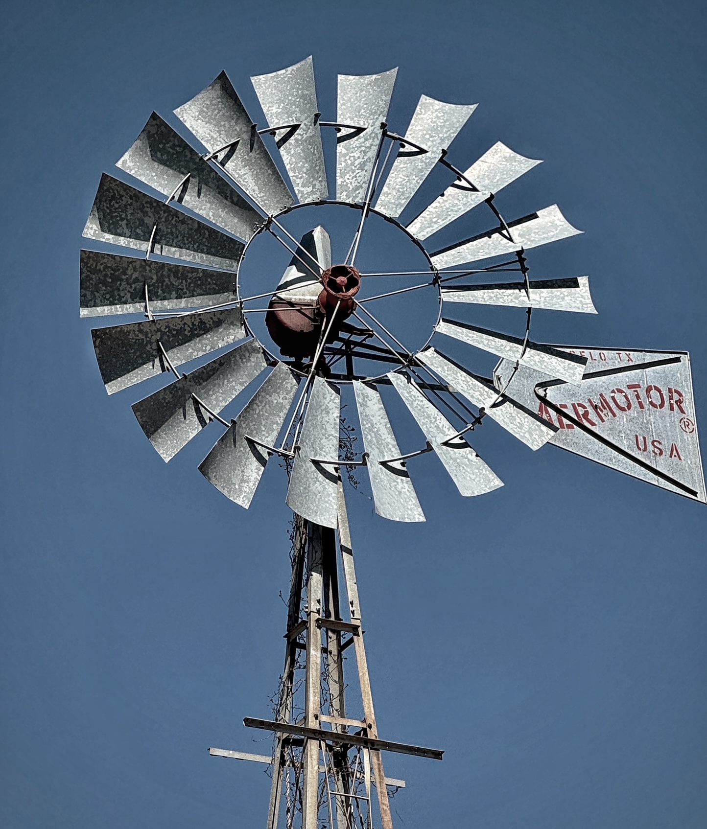 Aermotor Blades, Muted Sky