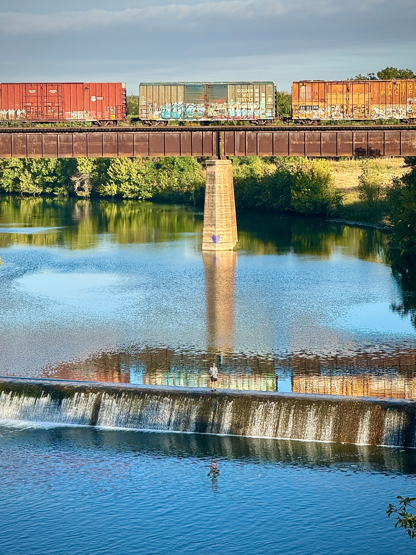 Railroad Trestle Over the Guadalupe