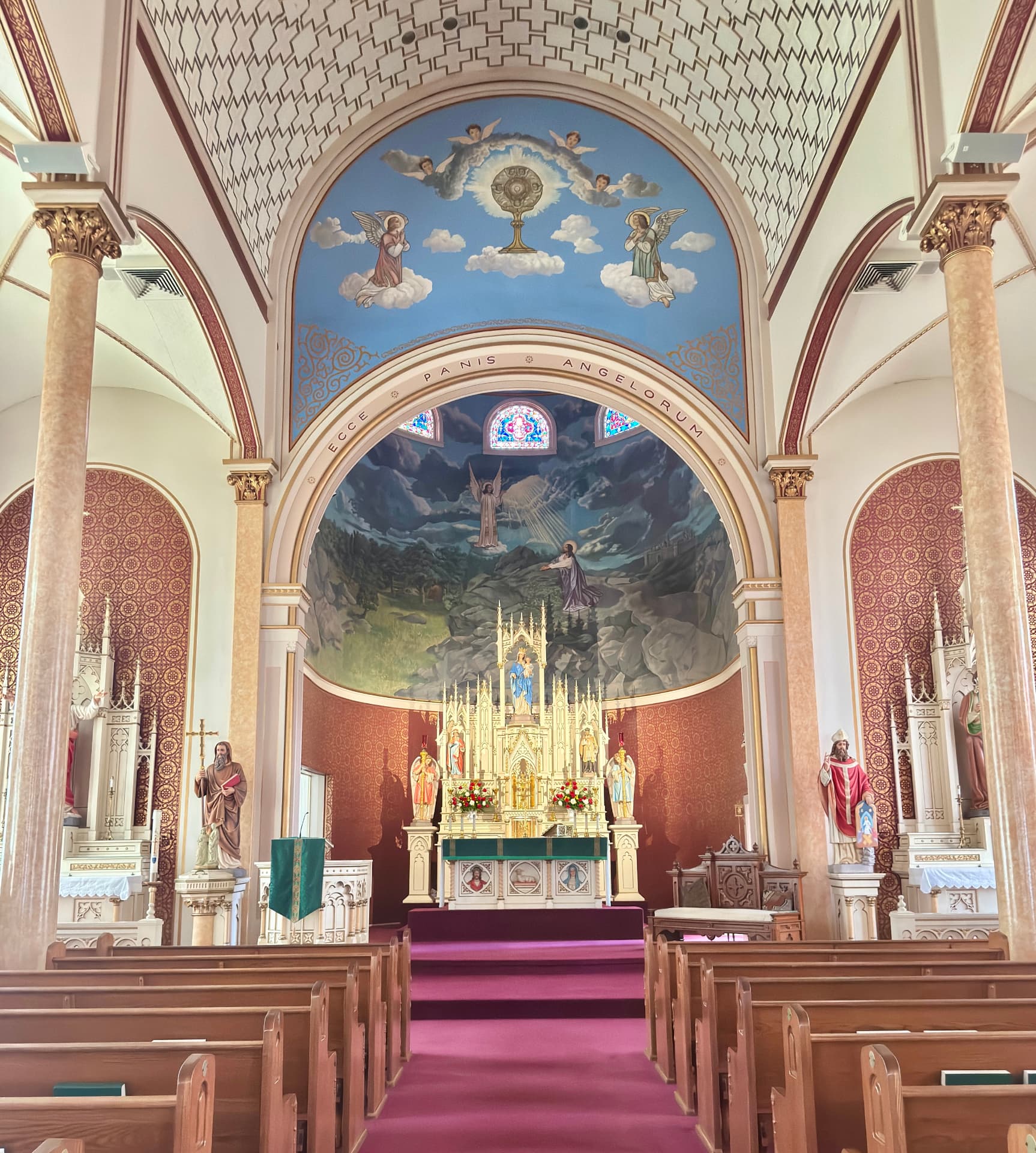 Sanctuary Mural, Painted Church